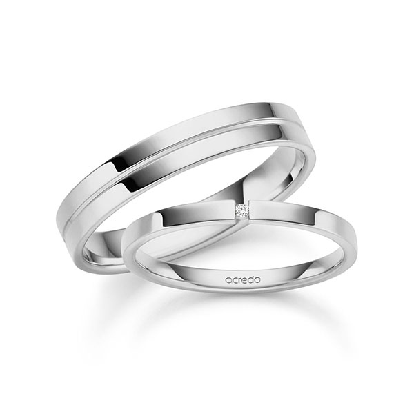 Trouwringen - Platina - S-1505-2