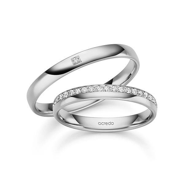Trouwringen - Platina - S-1501-2
