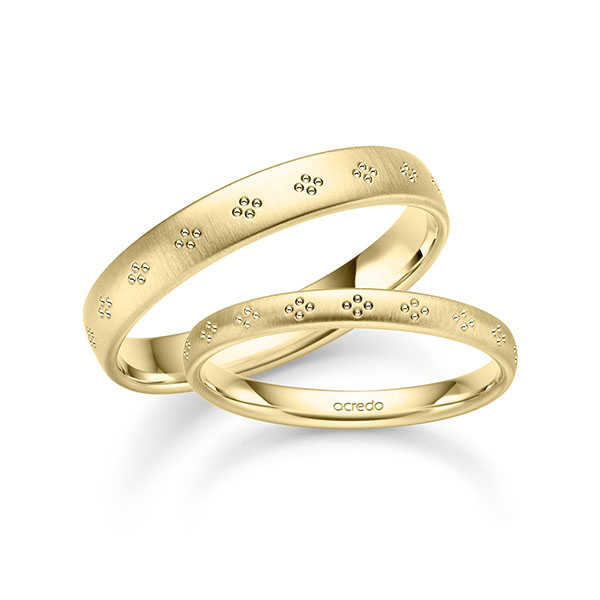 Trouwringen - Geel goud - S-1502-1