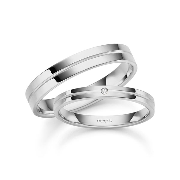 Trouwringen - Platina - S-1506-2
