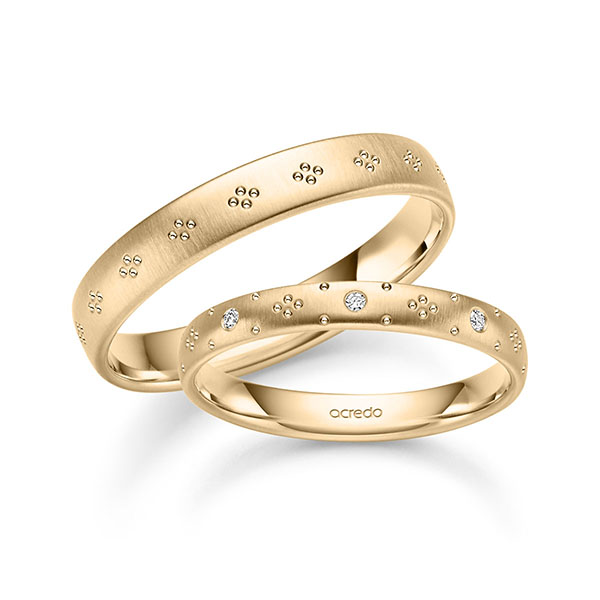 Trouwringen - Rosé goud - S-1503-3