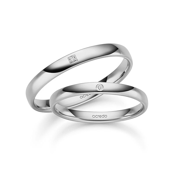 Trouwringen - Platina - S-1500-2