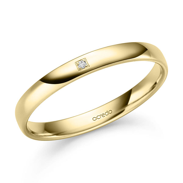 Trouwringen - Geel goud - S-1477-4