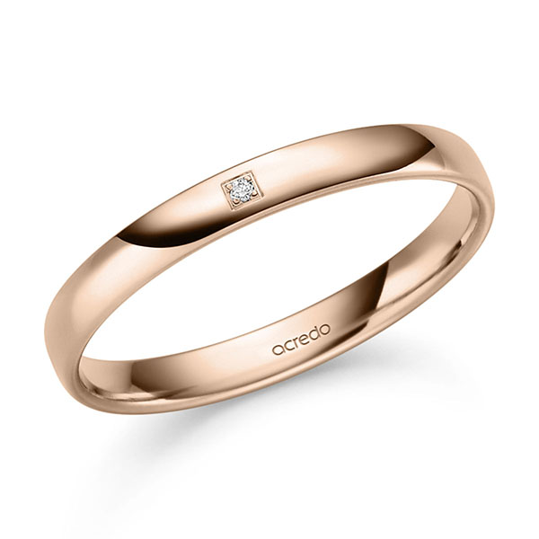 Trouwringen - Rood goud - S-1477-5
