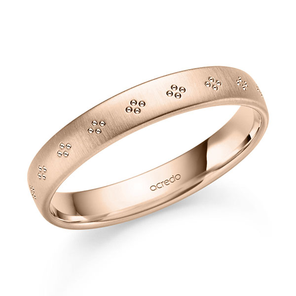 Trouwringen - Rood goud - S-1481-4