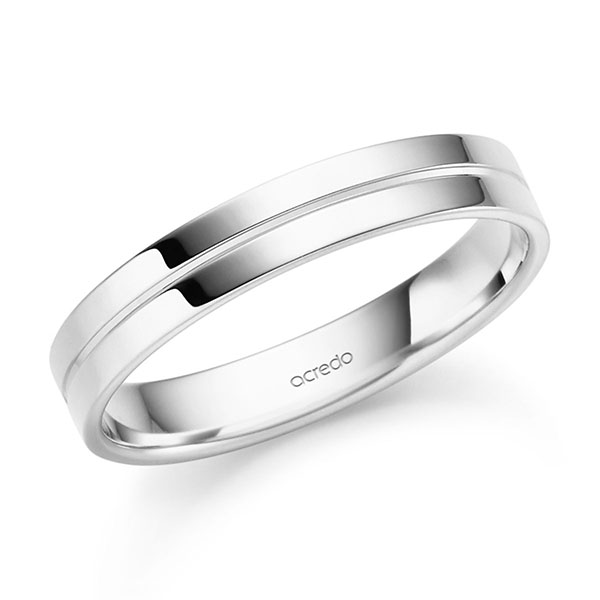 Trouwringen - Wit goud - S-1485-5