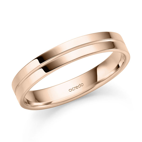 Trouwringen - Rood goud - S-1485-4