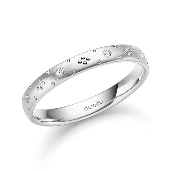Trouwringen - Wit goud - S-1479-5