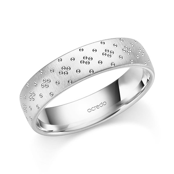 Trouwringen - Wit goud - S-1480-5