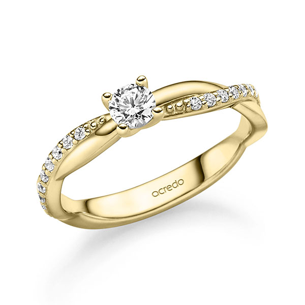 Verlovingsringen - Geel goud - A-2901-25
