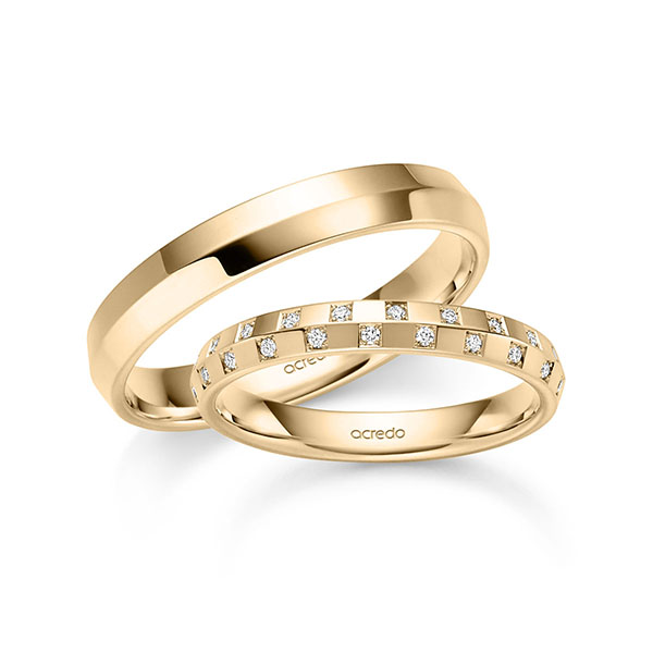 Trouwringen - Rosé goud - A-6076-3