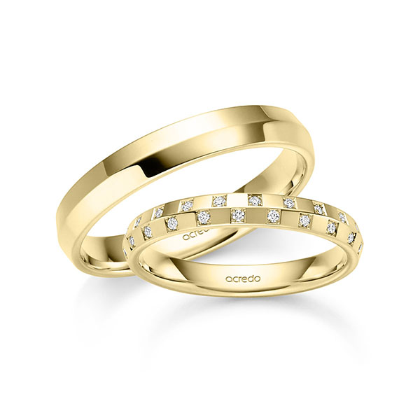 Trouwringen - Geel goud - A-6076-1