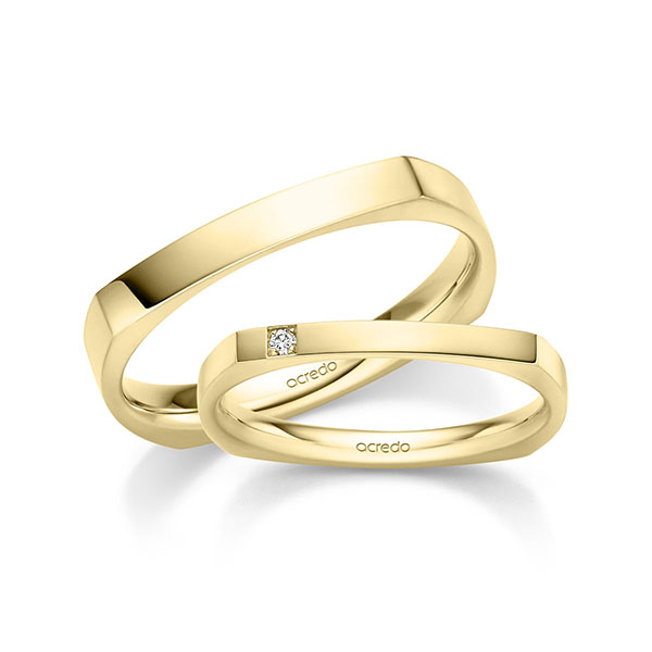 Trouwringen - Geel goud - A-6081-1
