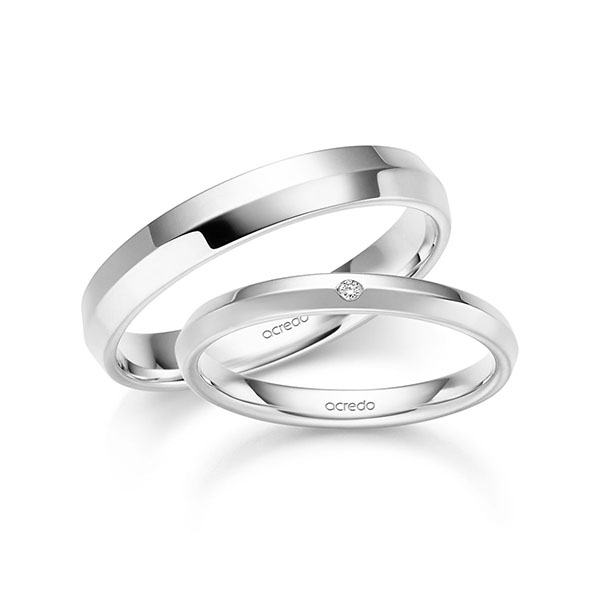 Trouwringen - Wit goud - A-6074-5
