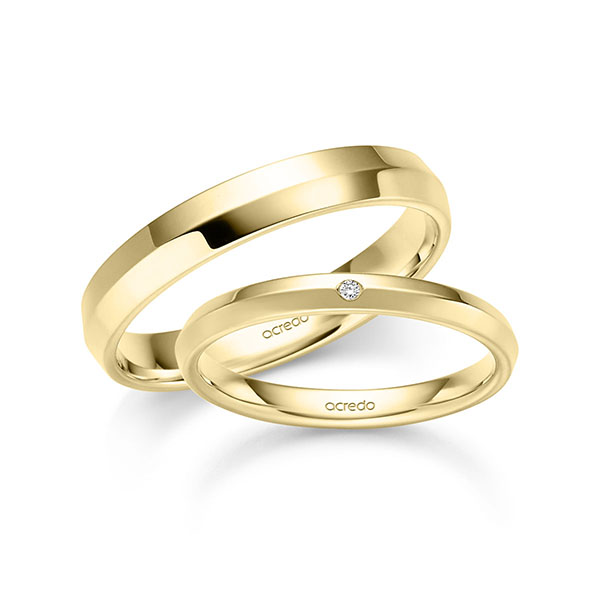 Trouwringen - Geel goud - A-6074-1
