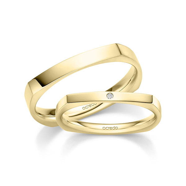 Trouwringen - Geel goud - A-6079-1