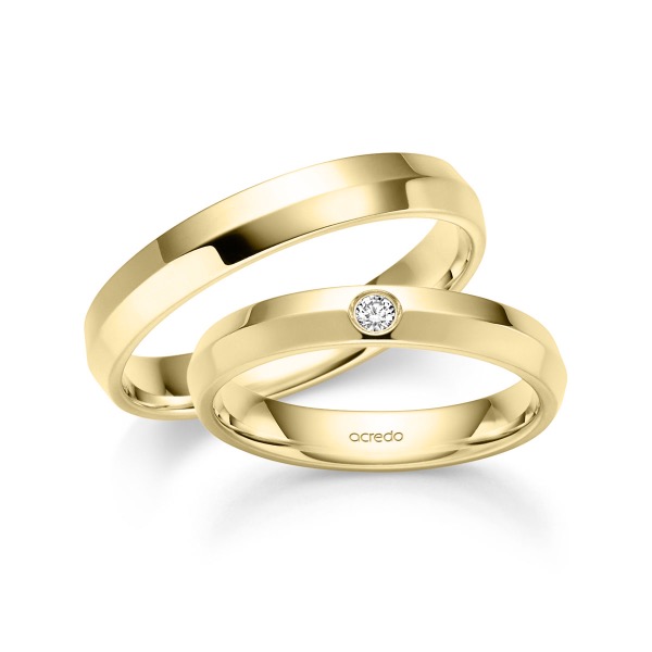 Trouwringen - Geel goud - A-6077-1