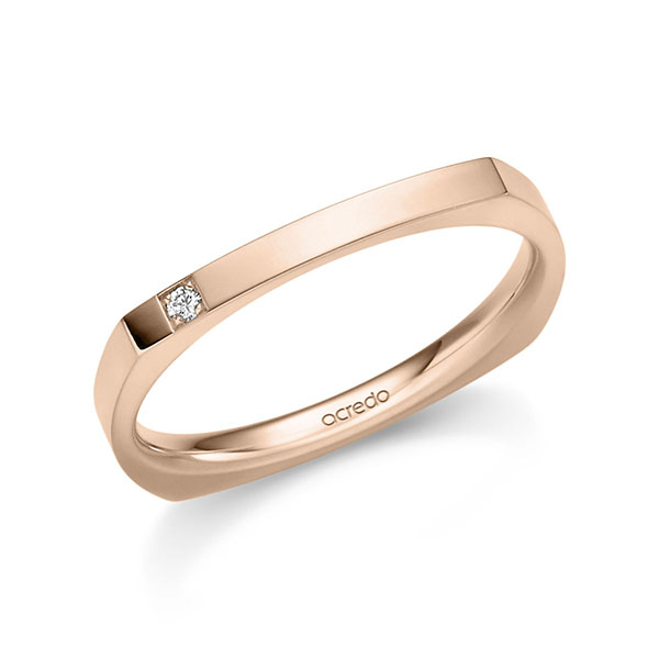 Trouwringen - Rood goud - A-6055-4