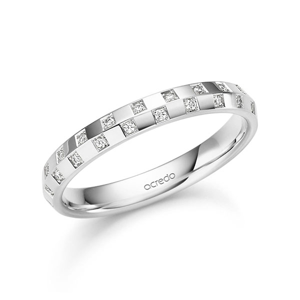 Trouwringen - Wit goud - A-6049-5
