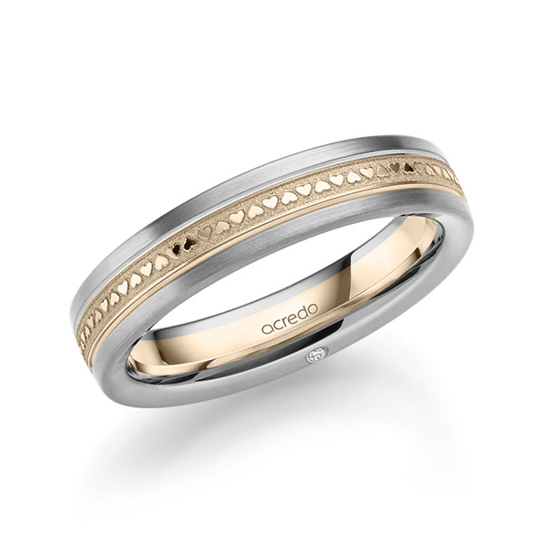 Trouwringen - Platina/Signature Goud - A-2372-15