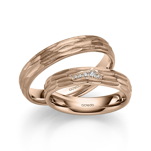 Trouwringen - Rood goud - A-2413-8