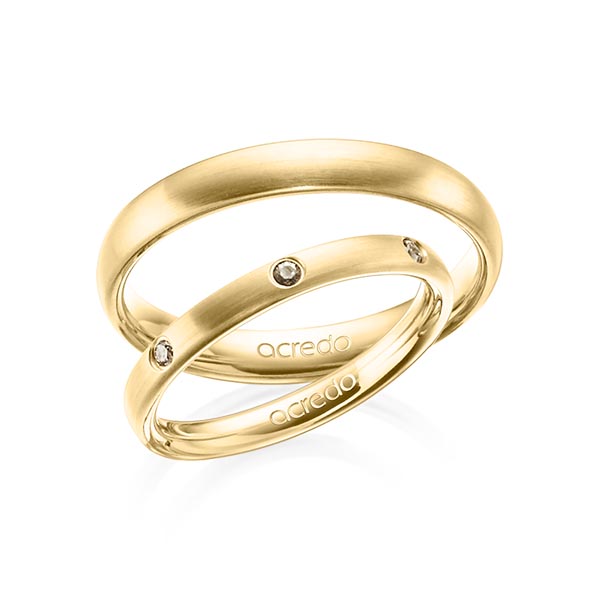 Trouwringen - Geel goud - A-1399-2