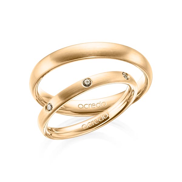 Trouwringen - Rosé goud - A-1399-3