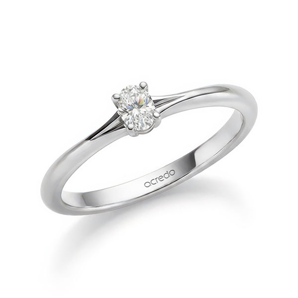Verlovingsringen - Platina/Wit goud - A-6130-1