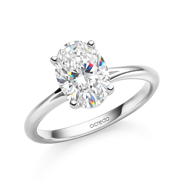 Verlovingsringen - Platina/Wit goud - A-6130-6