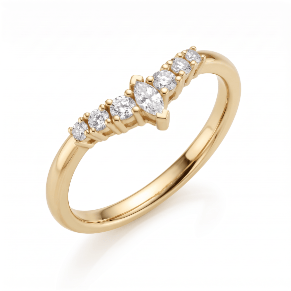 Ringen - Geel goud - 407322