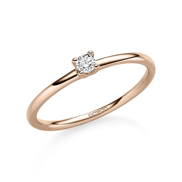 Verlovingsringen - Rood goud - A-2516-4
