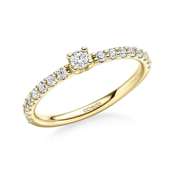 Verlovingsringen - Geel goud - A-2519-3