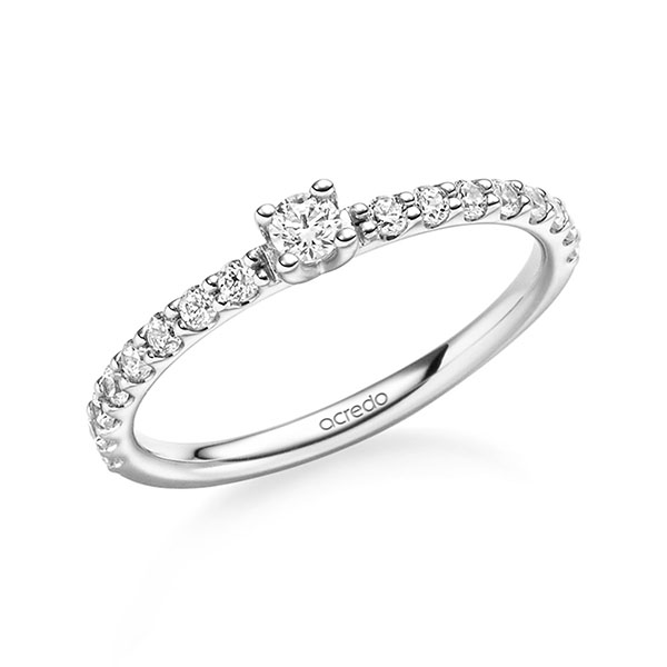 Verlovingsringen - Wit goud - A-2519-1
