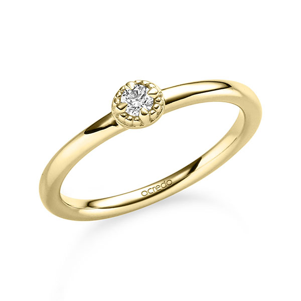 Verlovingsringen - Geel goud - A-2512-3
