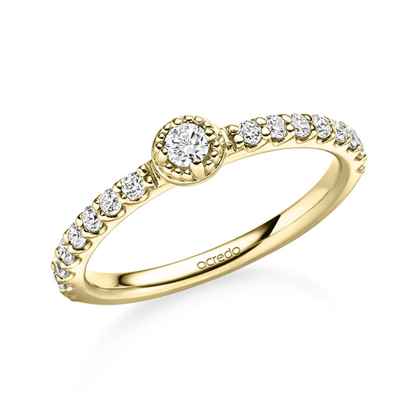 Verlovingsringen - Geel goud - A-2514-10