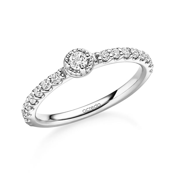 Verlovingsringen - Wit goud - A-2514-7