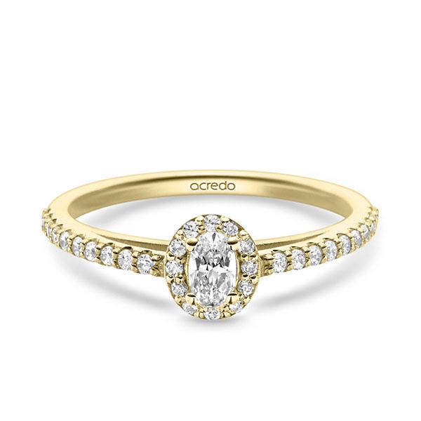 Verlovingsringen - Geel goud - A-2408-3