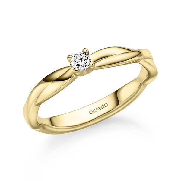 Trouwringen - Geel goud - A-2897-4
