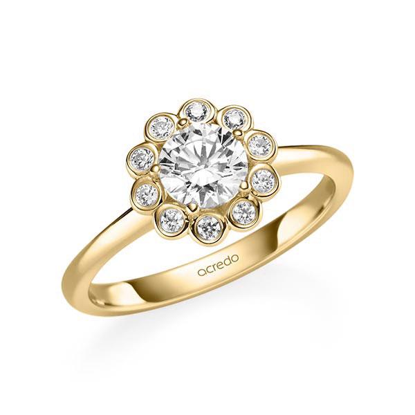 Verlovingsringen - Geel goud - A-2090-12