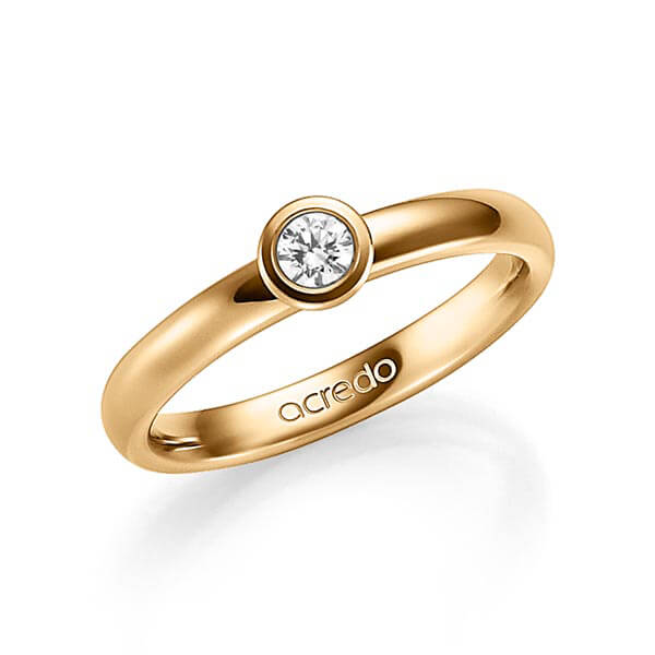 Verlovingsringen - Rosé goud - A-1350-4
