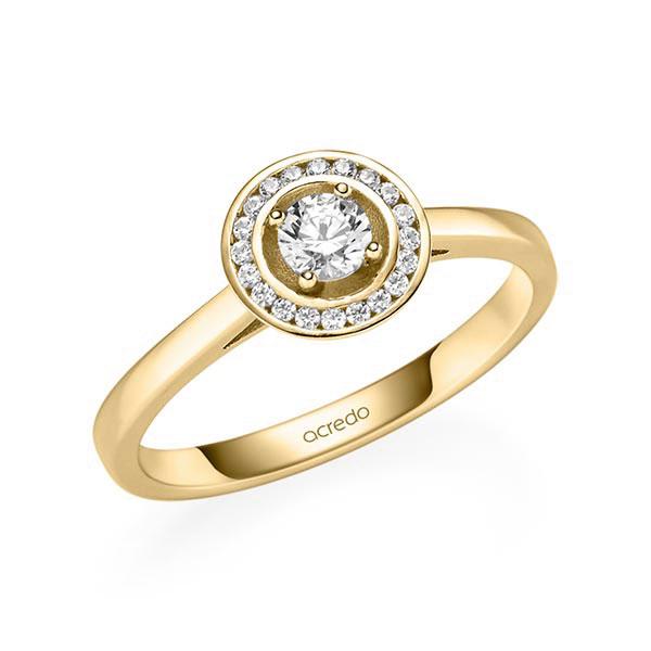 Verlovingsringen - Geel goud - A-2089-7