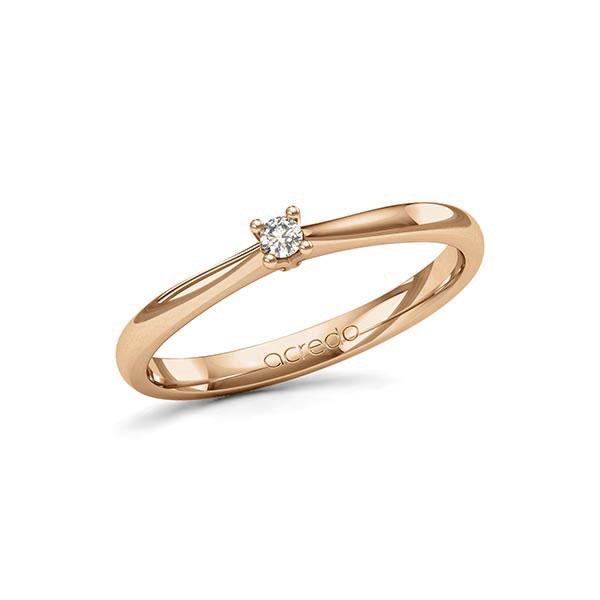 Verlovingsringen - Rosé goud - A-2085-25