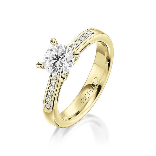 Verlovingsringen - Geel goud - A-1258-4