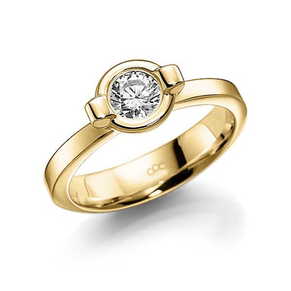Verlovingsringen - Geel goud - A-3105-18