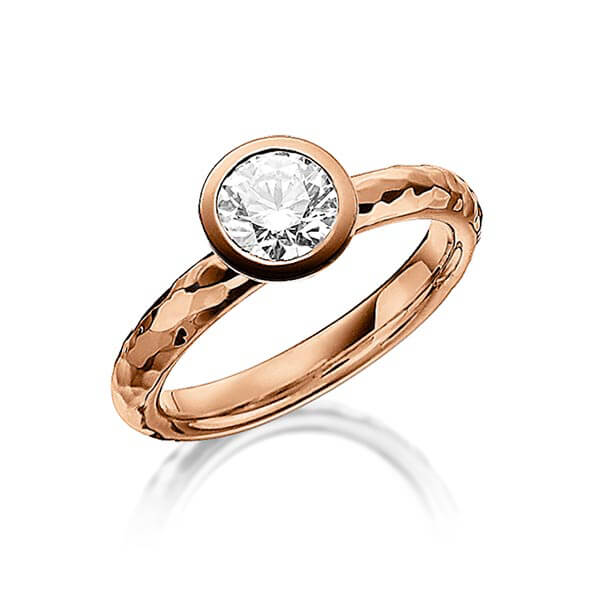 Trouwringen - Rood goud - A-1250-4