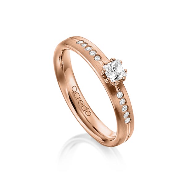 Verlovingsringen - Rood goud - A-1280-5