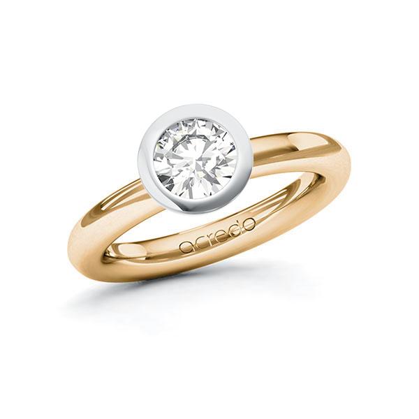 Verlovingsringen - Rosé goud/Platina/Wit goud - A-1197-1