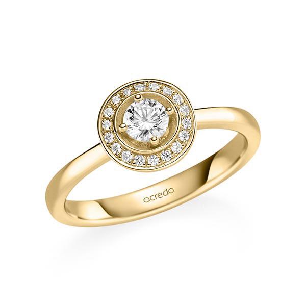 Verlovingsringen - Geel goud - A-2091-8