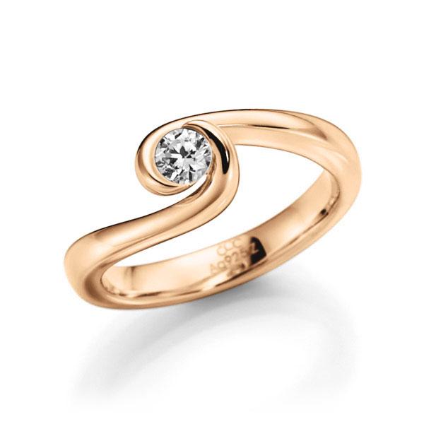 Verlovingsringen - Rosé goud - A-3109-8