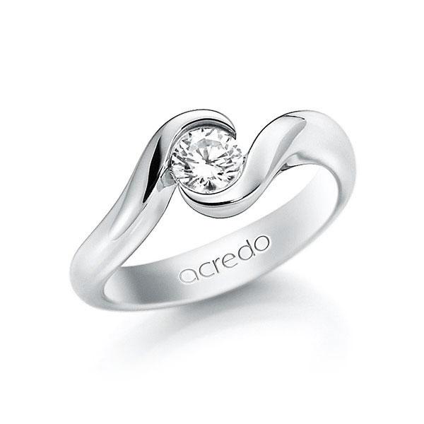 Verlovingsringen - Wit goud - A-3103-1